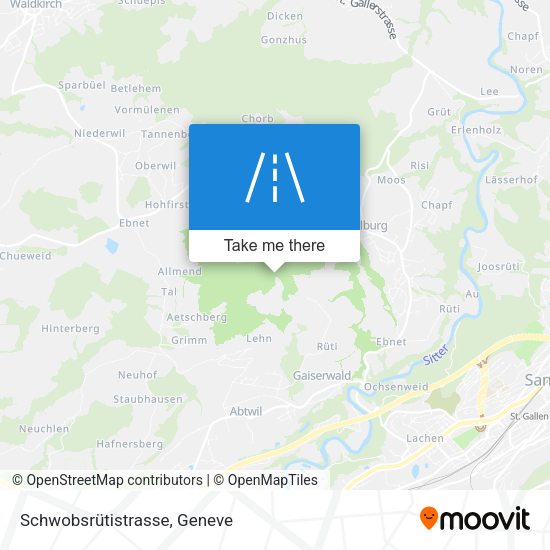 Schwobsrütistrasse map