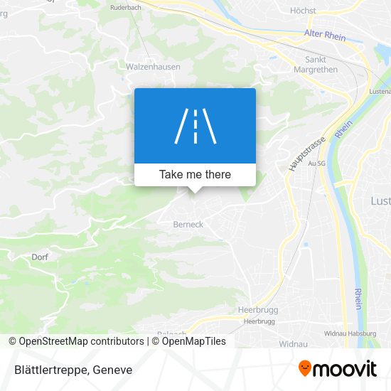 Blättlertreppe map