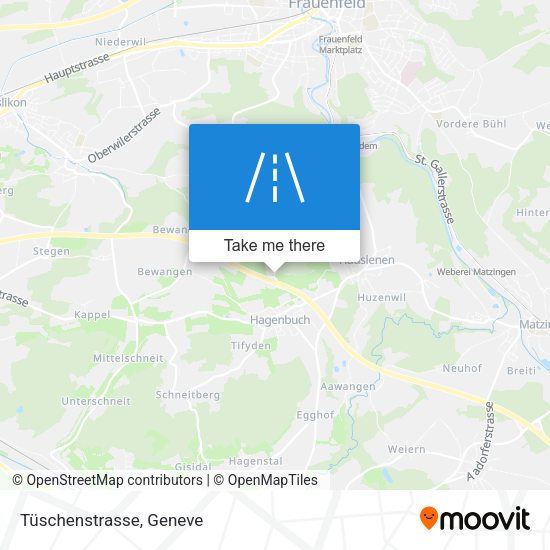 Tüschenstrasse map