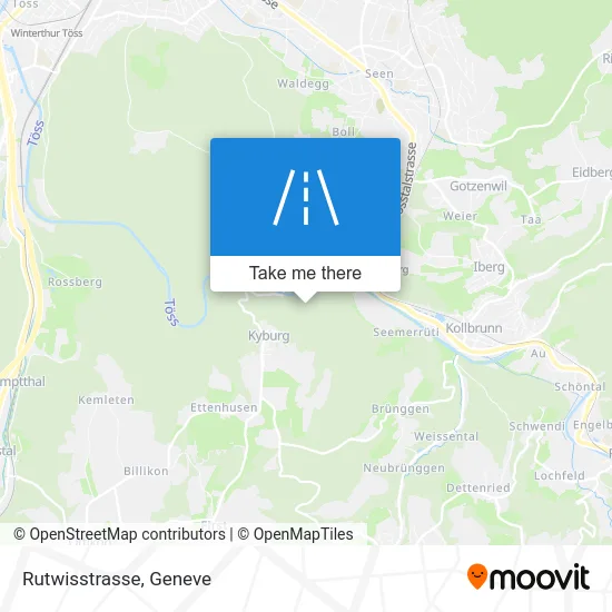 Rutwisstrasse map