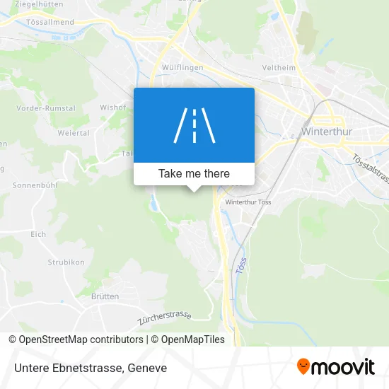 Untere Ebnetstrasse map