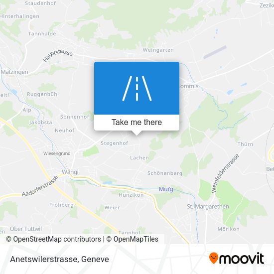 Anetswilerstrasse map