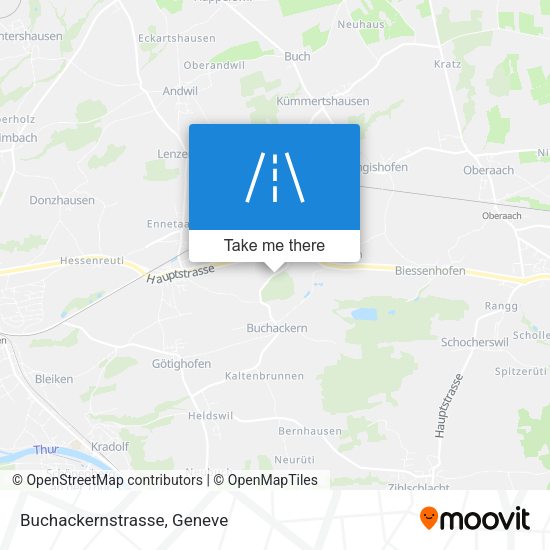 Buchackernstrasse map