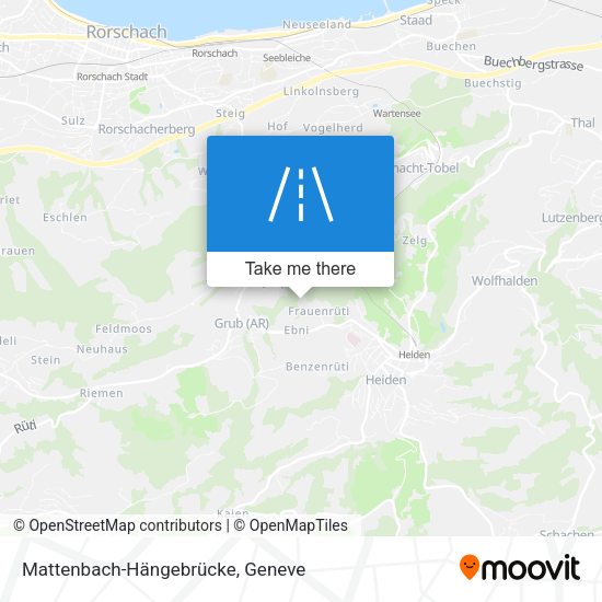 Mattenbach-Hängebrücke map