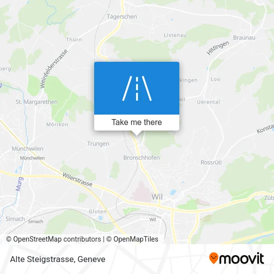 Alte Steigstrasse map