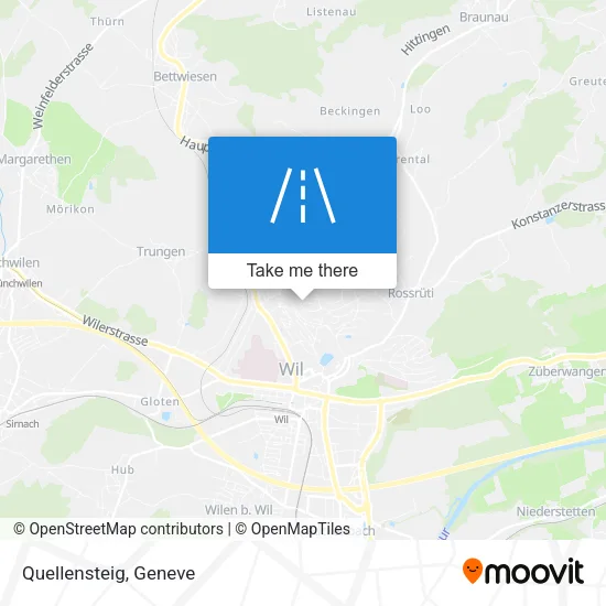 Quellensteig map