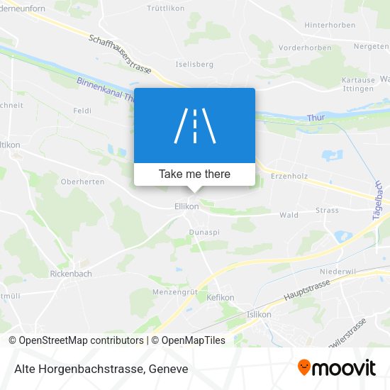 Alte Horgenbachstrasse map