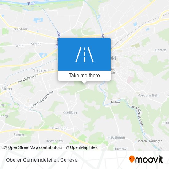 Oberer Gemeindeteiler map