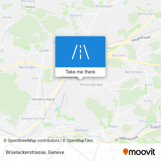 Brüelackerstrasse map