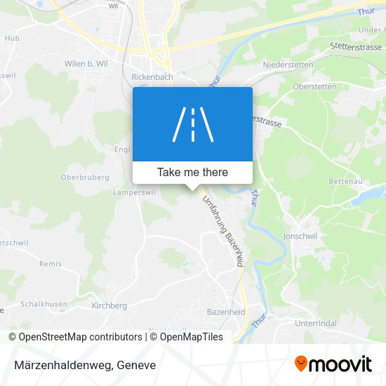 Märzenhaldenweg map