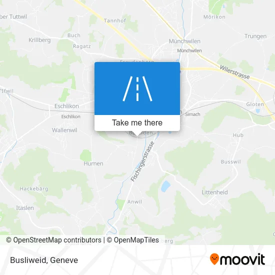 Busliweid map