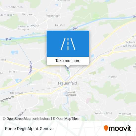 Ponte Degli Alpini map