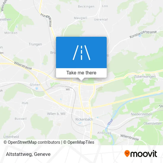 Altstattweg map