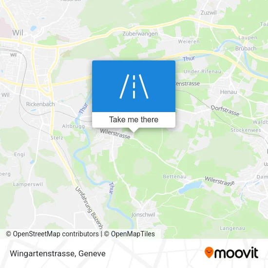 Wingartenstrasse map