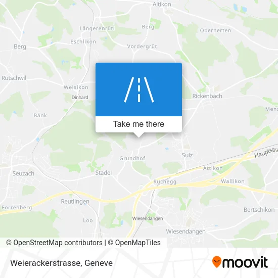 Weierackerstrasse map