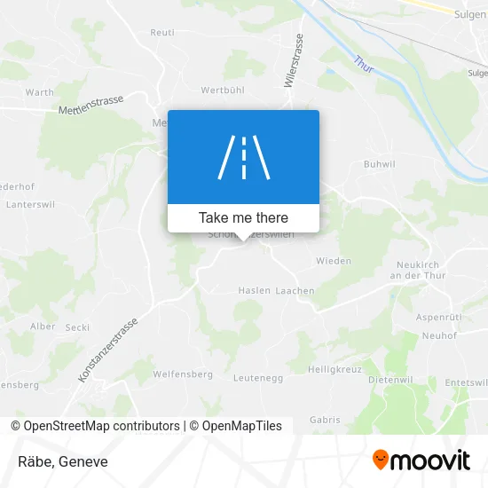 Räbe map