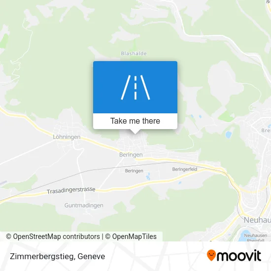 Zimmerbergstieg map