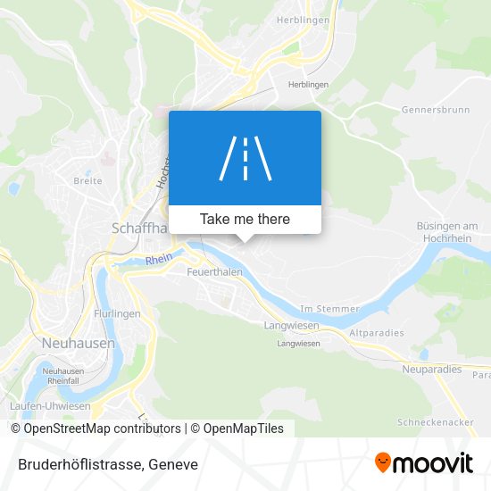 Bruderhöflistrasse map