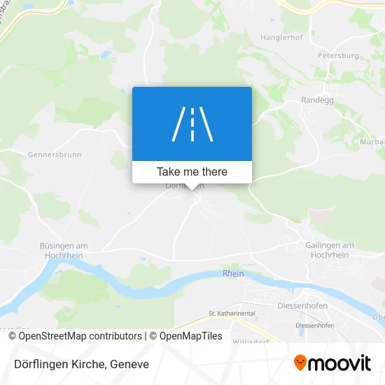 Dörflingen Kirche map