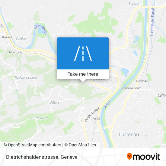 Dietrichshaldenstrasse map
