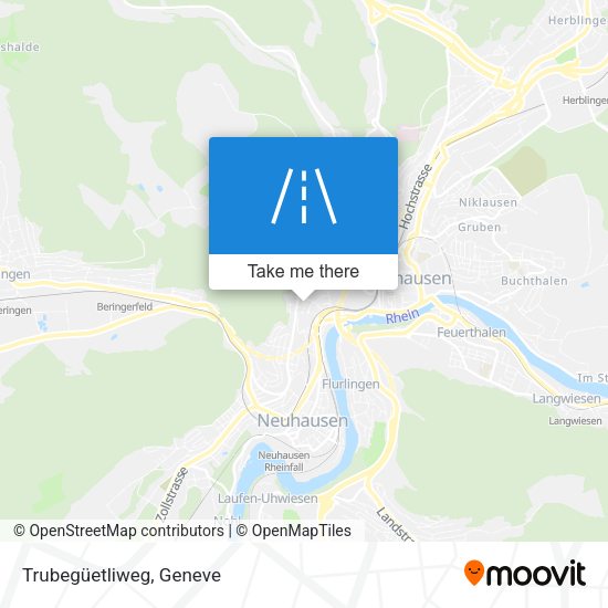 Trubegüetliweg map