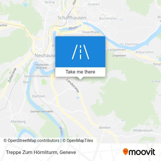 Treppe Zum Hörnliturm map
