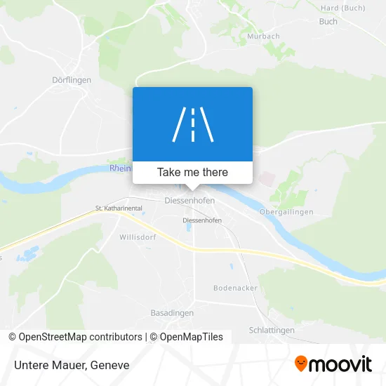 Untere Mauer map