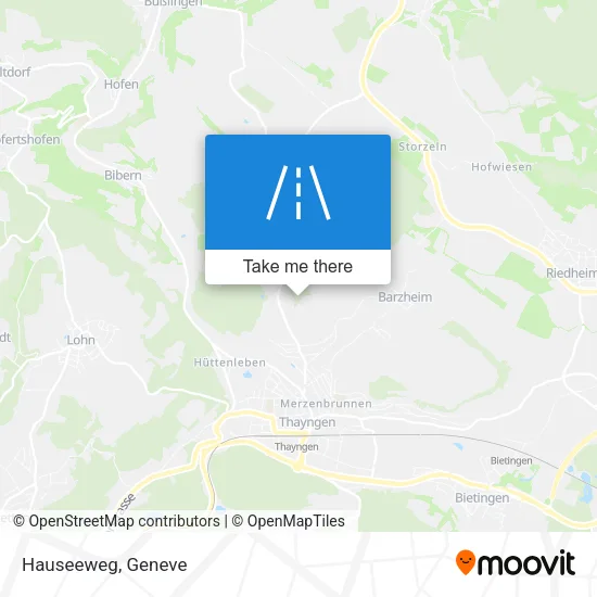 Hauseeweg map