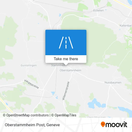 Oberstammheim Post map