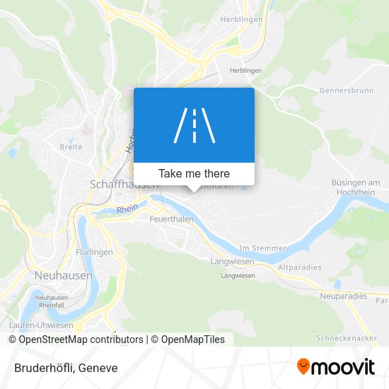 Bruderhöfli map