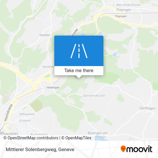 Mittlerer Solenbergweg map