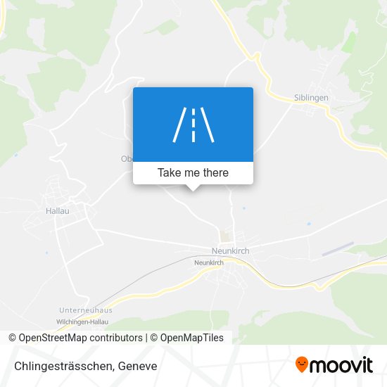 Chlingesträsschen map