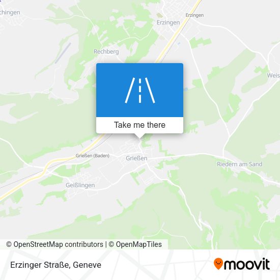 Erzinger Straße map