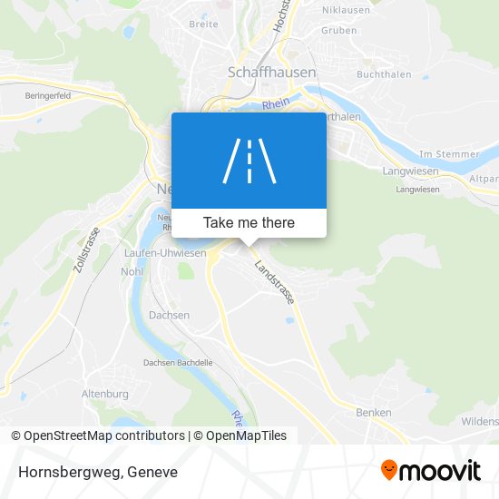 Hornsbergweg map