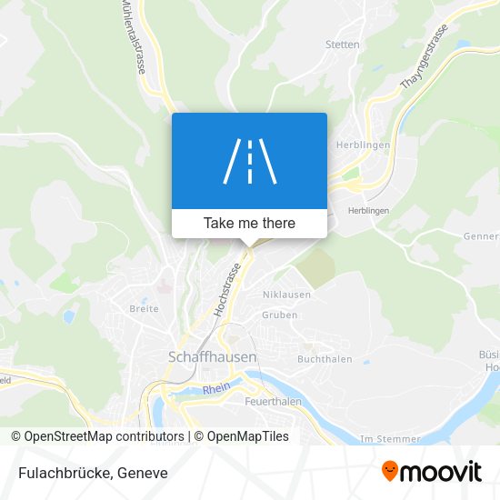 Fulachbrücke map