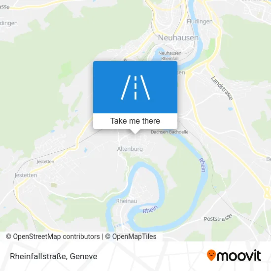 Rheinfallstraße map