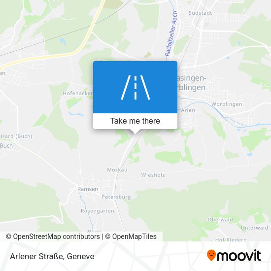Arlener Straße map
