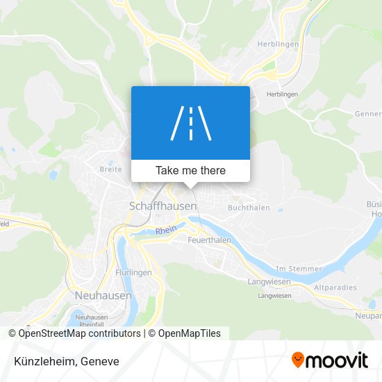 Künzleheim map