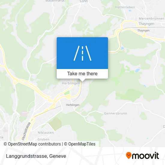 Langgrundstrasse map