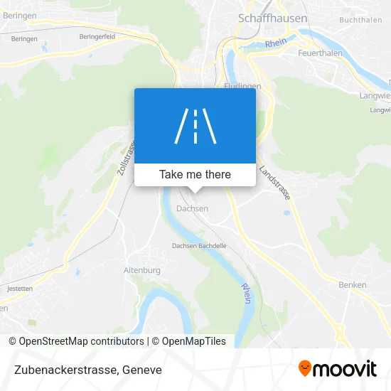 Zubenackerstrasse map
