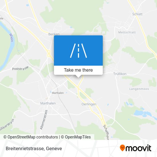 Breitenrietstrasse map