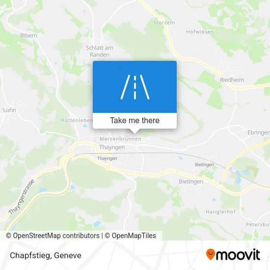 Chapfstieg map