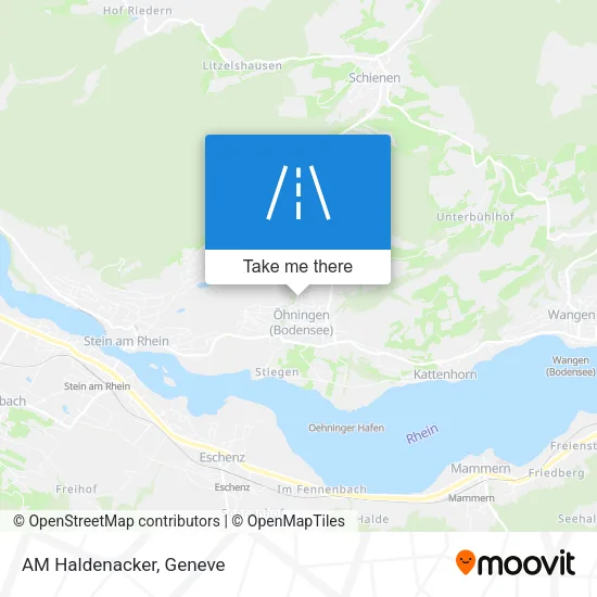 AM Haldenacker map