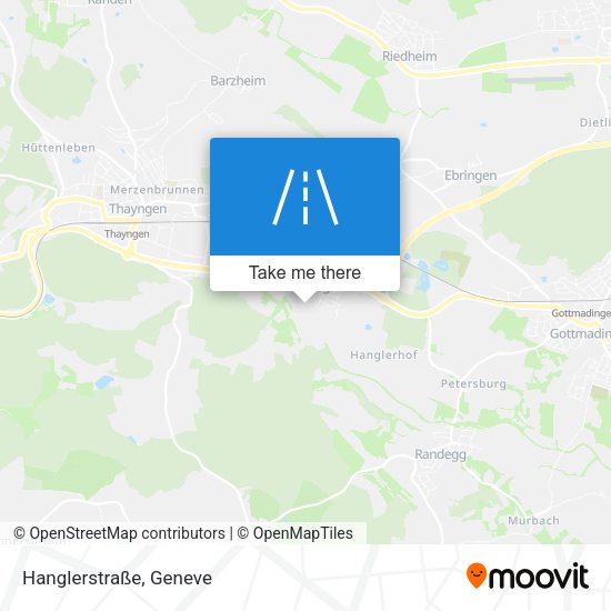 Hanglerstraße map