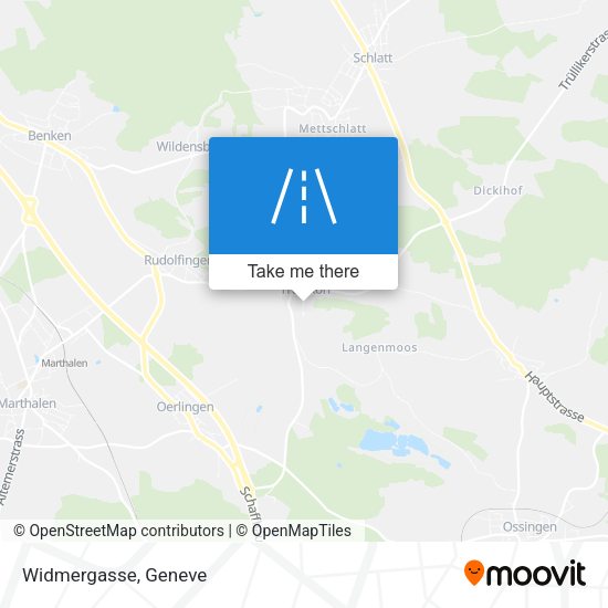 Widmergasse map
