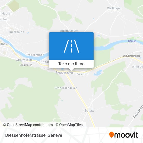 Diessenhoferstrasse map