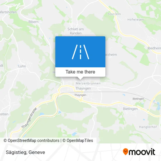 Sägistieg map