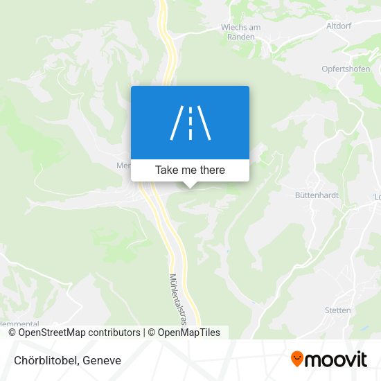 Chörblitobel map