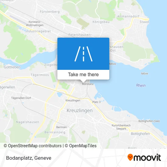 Bodanplatz map