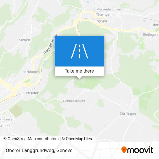 Oberer Langgrundweg map